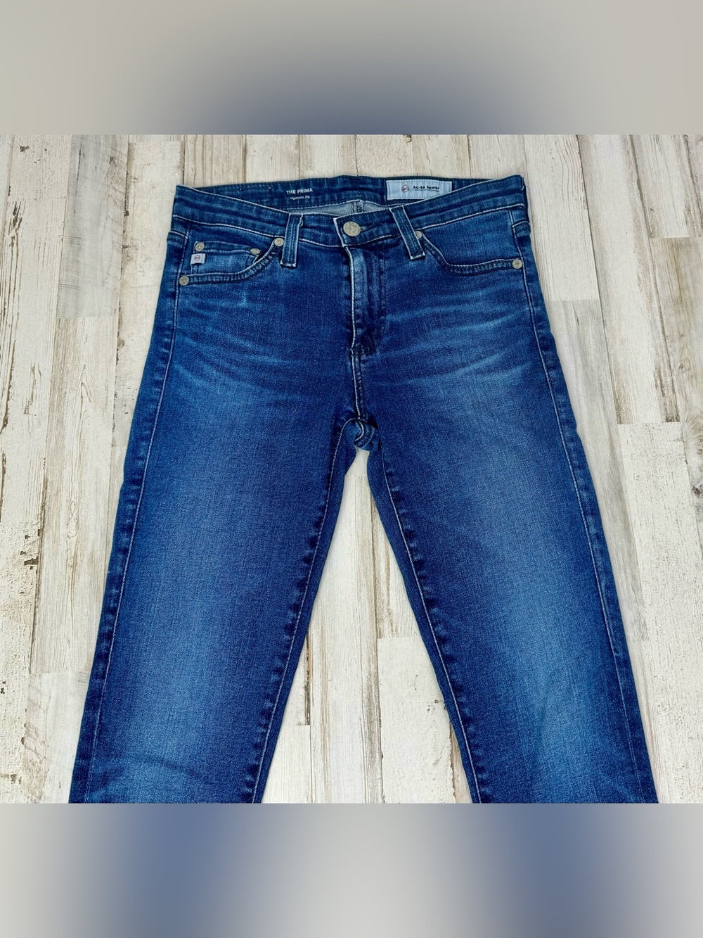AG Adriano Goldschmied Jeans Womens 24R Blue The Prima Ankle Cigarette Ankle - Picture 3 of 12